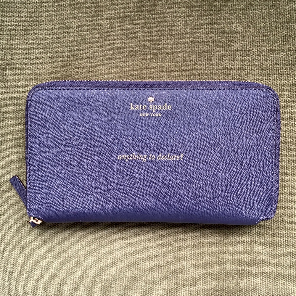 Travel "Anything To Declare?" Wallet by Kate Spade TAGS ON